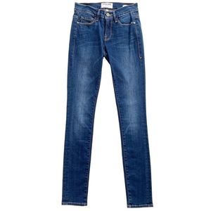 FRAME Le Skinny de Jeanne Jean Mid-Rise Palisade Medium Blue Wash 24 NWOT